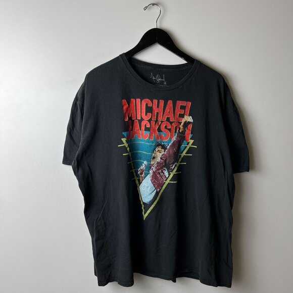 Michael Jackson T Shirt Adult Black 3XL XXXL King of Pop Singer Graphic Tee Logo - Picture 7 of 10